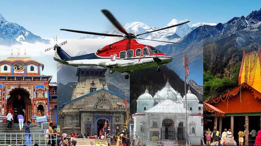 Char Dham by Hellicopter images